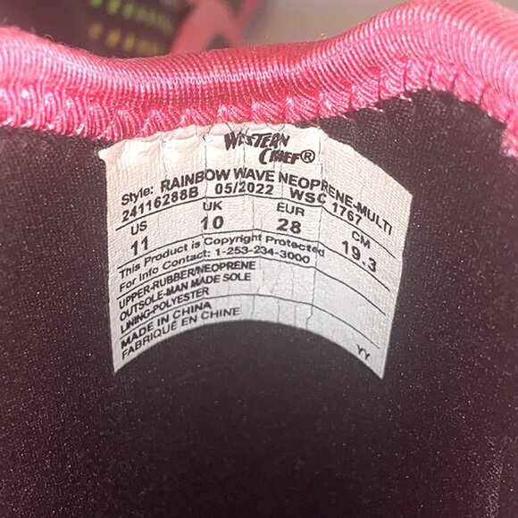 Western Chief Rain Snow Cold Rated Neoprene Waterproof Girl Boots: Sz 11 - Picture 13 of 14